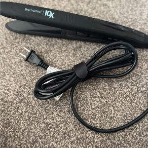 Bio Ionic 10X Black Hair Straightener